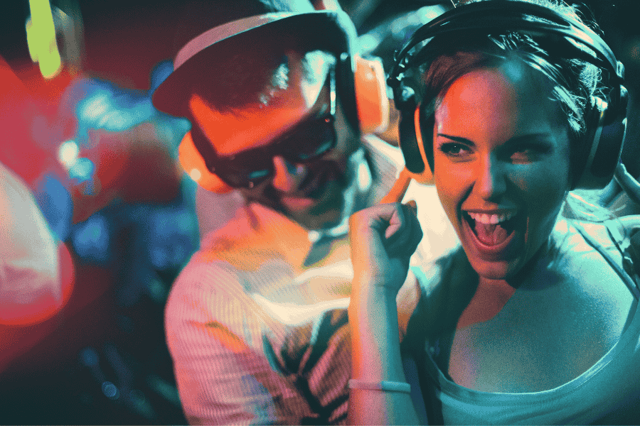 silent disco interaction